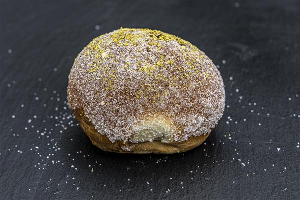 Fastelavnsbolle m. Pistacie sarah bernardt