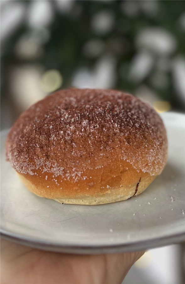 Fastelavnsbolle m. Tiramisu ganache med amaretto og kaffe