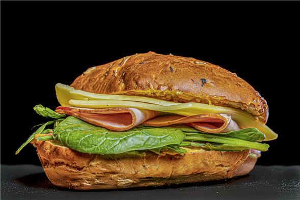 Sandwich med Skinke / Ost